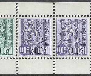 Finland – F  560-561, 575 Vapentyp, HBL kpl **