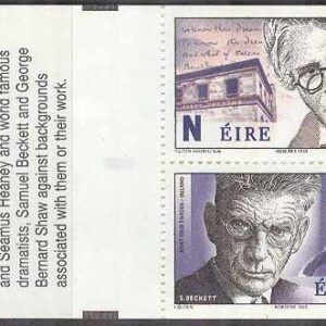 Irland – M 1611-1614 D Irländska Nobelpristagare, 4 märken i Häfte kpl **