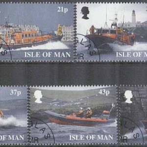 Isle of Man – M  791-795 Kungliga Räddningssällskapet 175 år – Båtar, 5 kpl