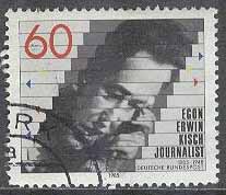Tyskland – M 1247 Egon Erwin Kisch 100 år – Journalist & Författare, 1 kpl