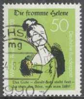 Tyskland – M 1129 Wilhelm Busch 150 år – Tecknare – Diktare, 1 kpl