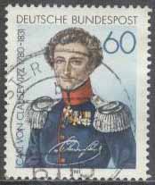 Tyskland – M 1115 Carl von Clausewitz död i 150 år – General, 1 kpl
