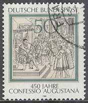 Tyskland – M 1051 Augsburger trosbekännelse 450 år, 1 kpl