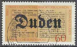 Tyskland – M 1039 Konrad Dudens Lexikon 100 år, 1 kpl