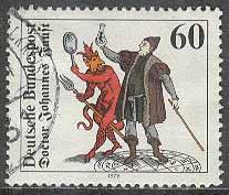 Tyskland – M 1030 Doktor Johannes Faust, 1 kpl