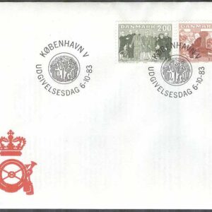 Danmark – FDC 1983-10-06 – Äldre i Samhället, 2 kpl Vinjett 1