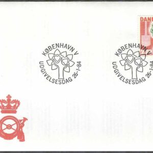 Danmark – FDC 1984-01-26 – Plantera ett Träd, 1 kpl Vinjett 1