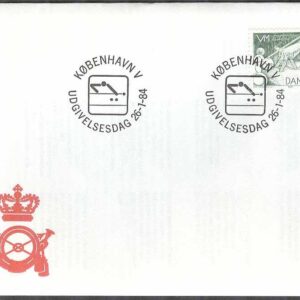 Danmark – FDC 1984-01-26 – Sport – VM i Biljard 1984, 1 kpl Vinjett 1