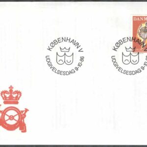 Danmark – FDC 1986-10-09 – Balettjubileum, 1 kpl Vinjett 1
