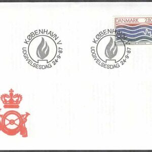 Danmark – FDC 1987-09-24 – Epilepsiföreningen 25 år, 1 kpl Vinjett 1