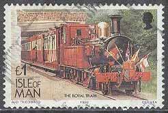 Isle of Man – M  384 II Järnväg – Tåg, märke