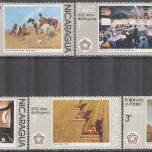 Nicaragua – M 1930-1932, 1934-1935 Amerika oavhängigt 200 år, 5 olika **