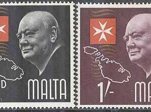 Malta – M  333-336 Sir Winston Churchill död i 1 år, 4 kpl **