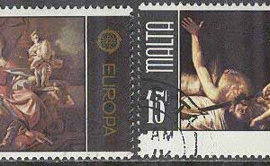 Malta – M  512-513 Europa CEPT 1975 – Konst, 2 kpl **/stämp