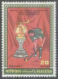 Pakistan – M  315 Sport – VM i Landhockey i Spanien 1971 I, 1 kpl **