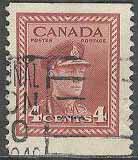 Kanada – M  221 G Kung Georg VI, 4 C stpl