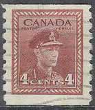 Kanada – M  221 C Kung Georg VI, 4 C stpl