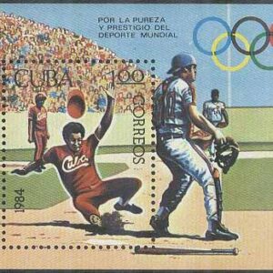 Kuba – M BL  84 Sport – Baseball, Block **