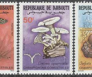 Djibouti – M  488-490 Matsvampar, 3 kpl **