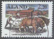 Åland – F   27 Lantbruksundervisningen 100 år – Hästar, 1 kpl