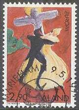 Åland – F  128 Europa 1997 – Sagor och legender, 1 kpl stpl