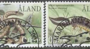 Åland – F  199-200 Grodor och kräldjur, 2 kpl