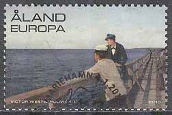 Åland – F  321 Viktor Weserholm – Konstnär, 1 kpl