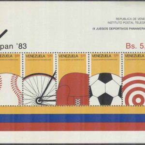 Venezuela – M  32 Sport – Panamerikanska Spelen i Caracas 1983, Block **