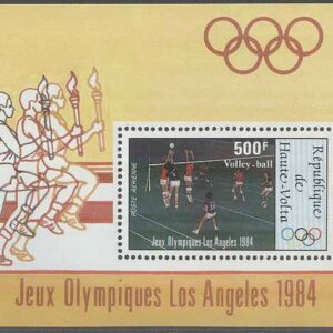 Övre Volta – M BL  70 OS i Los Angeles 1984 Vollyboll, Block **