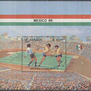 Nicaragua – M BL 162 VM i Fotboll i Mexiko 1986 I, Block **