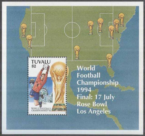 Tuvalu - M BL  50 VM i Fotboll i USA 1994, Block **