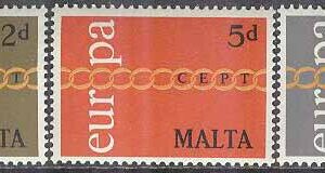 Malta – M  422-424 Europa CEPT 1971, 3 kpl **