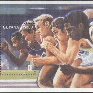 Guyana – M BL 478 OS i Atlanta 1996 II Löpning, Block **