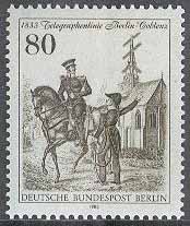 Berlin – M  693 Telegraflinjen Berlin-Coblenz 150 år – Häst, 1 kpl **