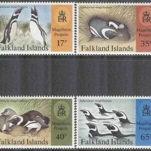 Falkland Islands – M  682-685 Fåglar – Magellanpingvin, 4 kpl **