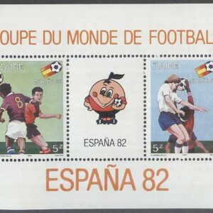 Zaire – M BL  40 VM i Fotboll i Spanien 1982, Block **