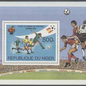 Niger – M BL  34 VM i Fotboll i Spanien 1982, Block **