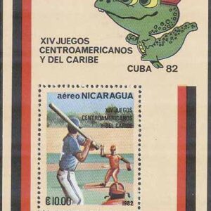 Nicaragua – M BL 143 Sportspelen för Cetralamerika & Karibien 1982, Block **