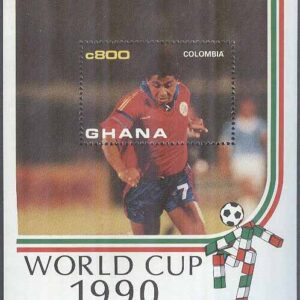 Ghana – M BL 157 VM i Fotboll i Italien 1992 – Fajardo Colombia, Block **
