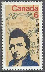Kanada – M  479 Louis Joseph Papineau död i 100 år – Politiker, 1 kpl **