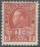 Kanada – M  102 bA Kung Georg V – 1 T c, 2 c *