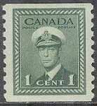 Kanada – M  216 D Kung Georg VI, 1 c *