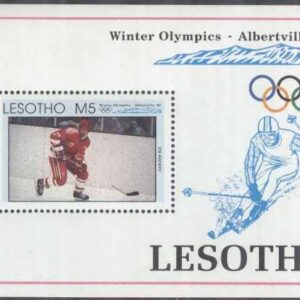 Lesotho – M BL  92 OS i Albertville 1992 Ishockey, Block **