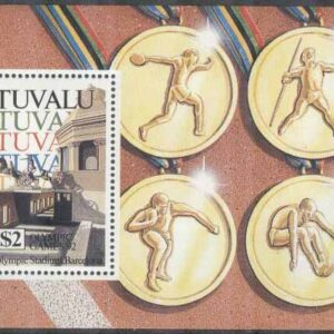 Tuvalu – M BL  43 OS i Barcelona 1992, Block **