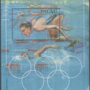 Palau – M BL  16 OS i Barcelona 1992 Simning – Dawn Fraser, Block **