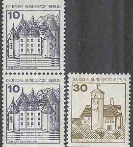 Berlin – M  532 C-D I, 534 D I Borgar & Slott bla Ludwigstein, 1 + par **