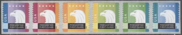 USA - M 4771-4776 Vapenörn, 6-strip kpl **