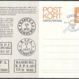 F pKe 65 – Postkort enkelt Tilltryck Frimärkets Dag stpl Örebro 16/11-74 FD