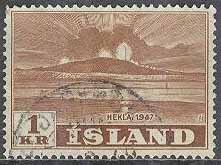 Island – F  286 Hekla, 1 kr stpl
