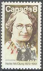 Kanada – M  531 Nellie McClung 100 år – Politiker & Författare, 1 kpl **